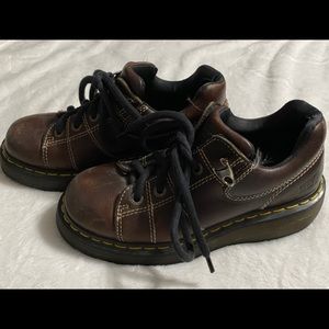 Brown Doc Martens Women’s 8, one of a kind style!